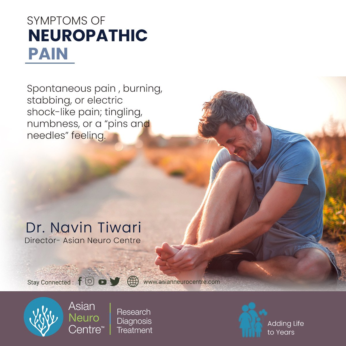 Symptoms of Neuropathic pain, Neuropathic Pain Treatment In Indore