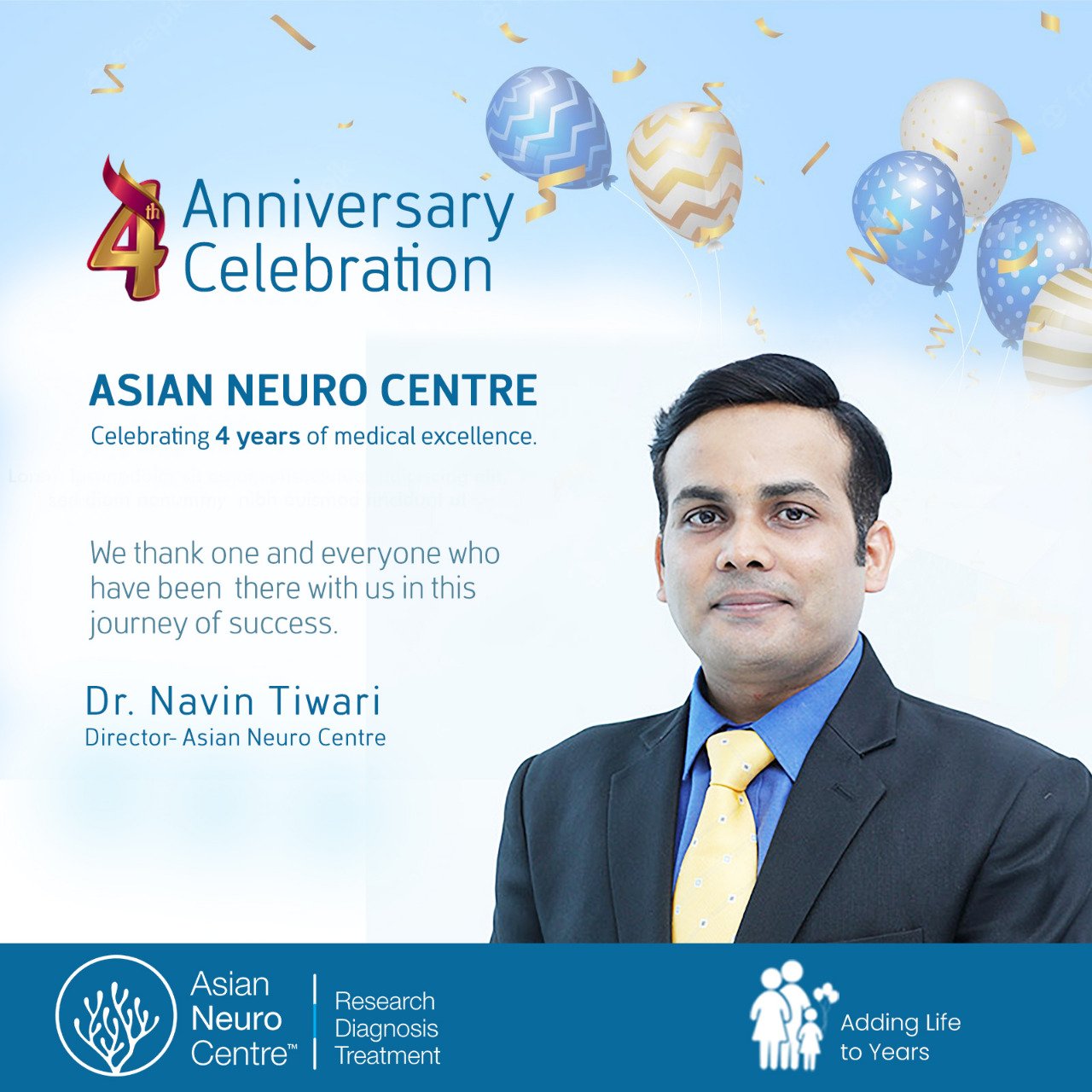 Asian Neuro Centre Is Celebrating Its Fourth Anniversary