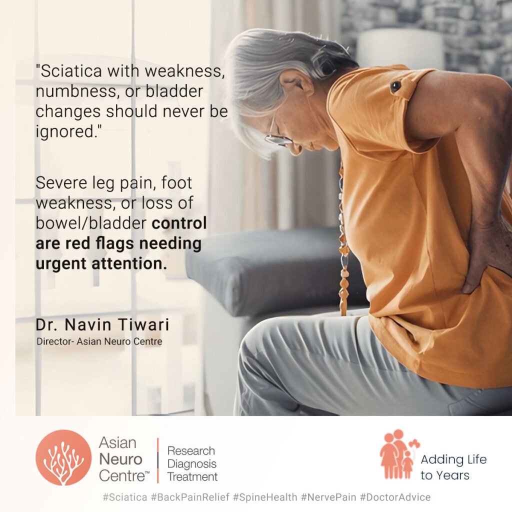 What are the Red Flags of Sciatica? | Sciatica Treatment in Indore