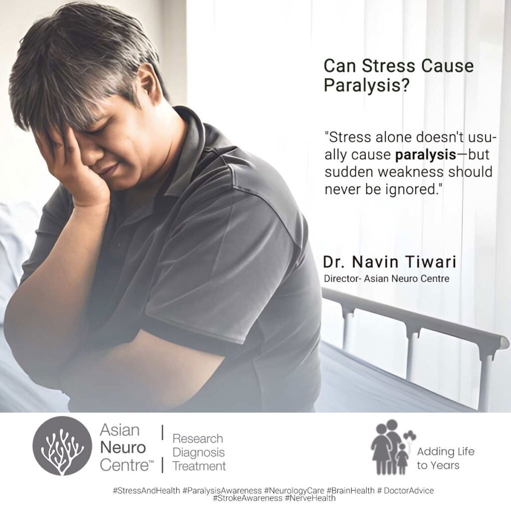 Can Stress Cause Paralysis? | Paralysis Treatment in Indore 